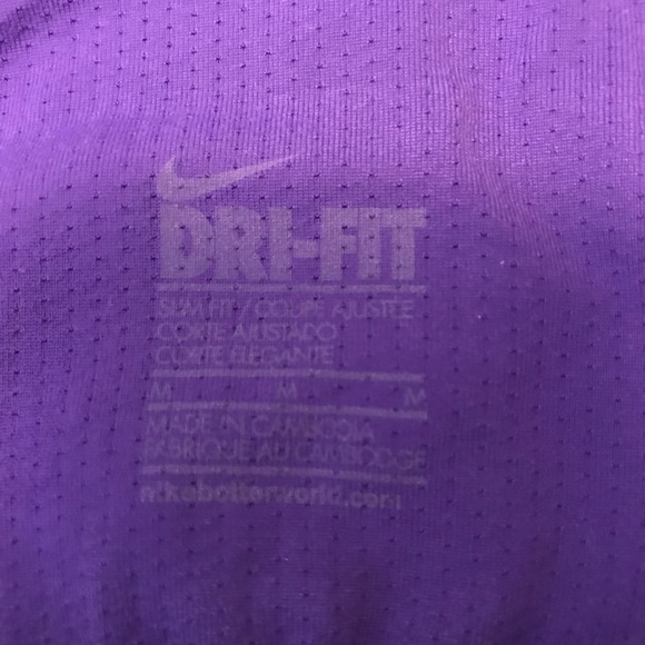 Nike Purple and Lilac Striped Tank. - Picture 5 of 5